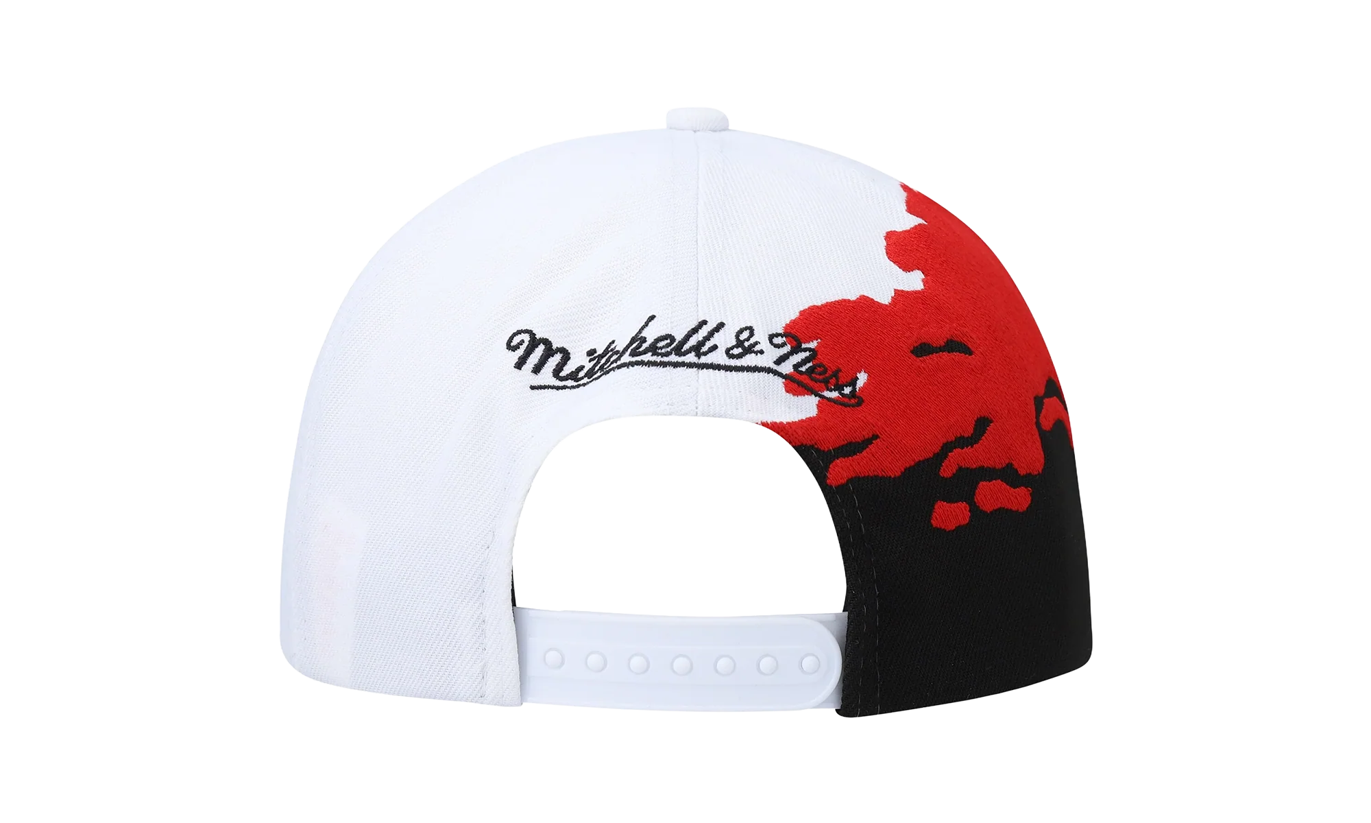 NCAA Paintbrush Snapback Cap "UNLV Rebels - White / Black" HHSS3302 LVEYYPPPWHBK