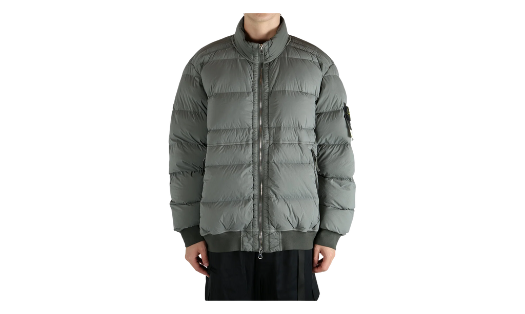Urban Puffer Bomber Jacket "Cement" 4100039 S0028 V006B