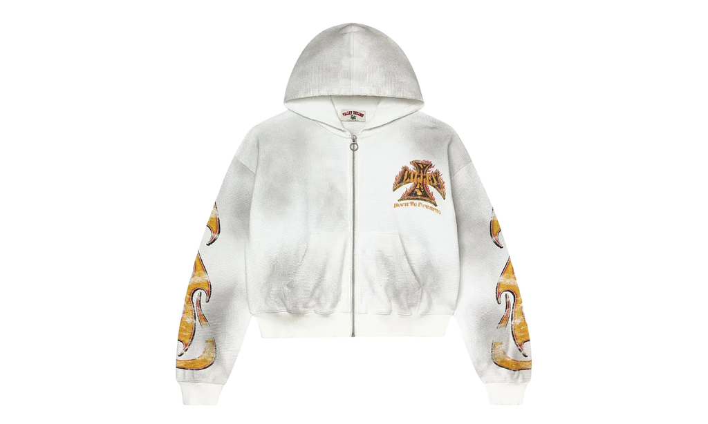 Reborn Waffle Zip-Up Hoodie "White" 11451 1SS2604VFRWZU WHIT