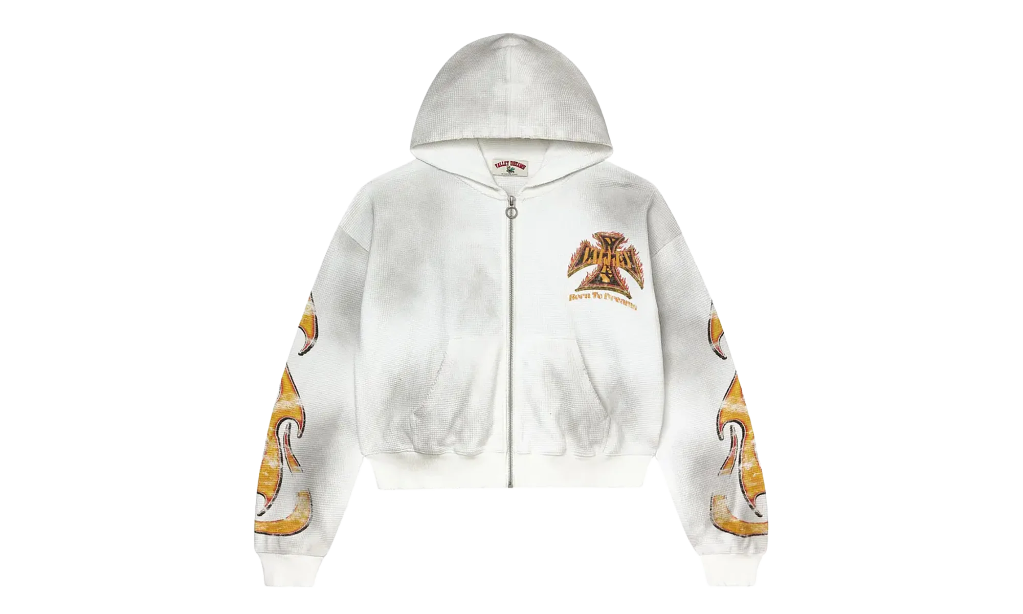 Reborn Waffle Zip-Up Hoodie "White" 11451 1SS2604VFRWZU WHIT