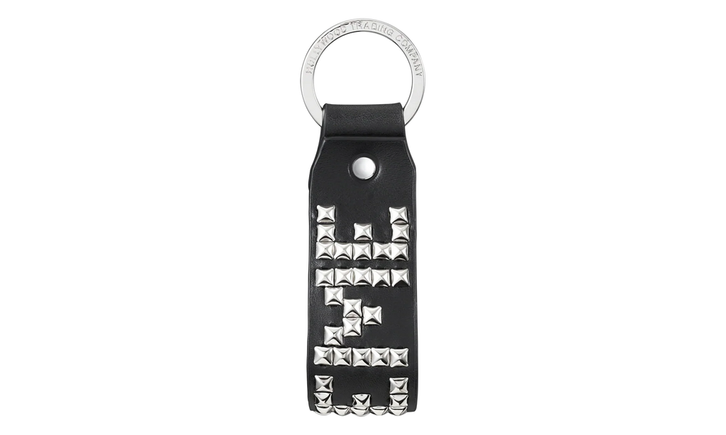 Hollywood Trading Company Studded Keychain "SS23 - Black" SU27159