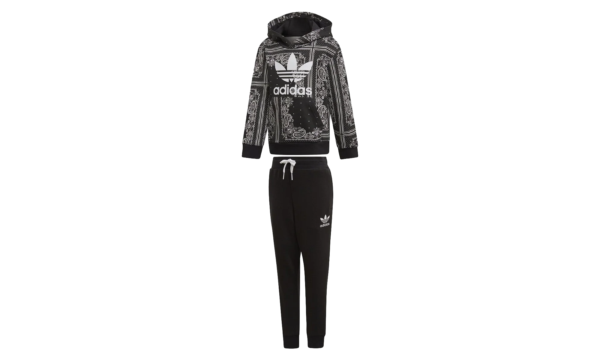Bandana Hood Set GS "Black / White" DW3848