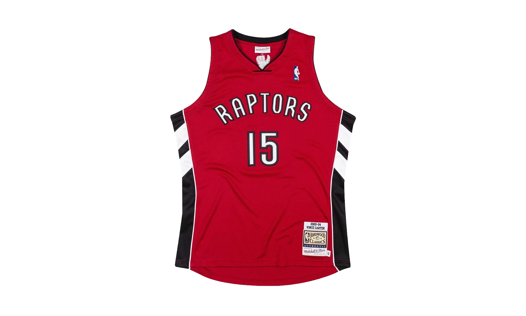NBA Vince Carter Authentic Jersey "2003 Toronto Raptors - Scarlet" AJY4CP19179 TRASCAR03VCA