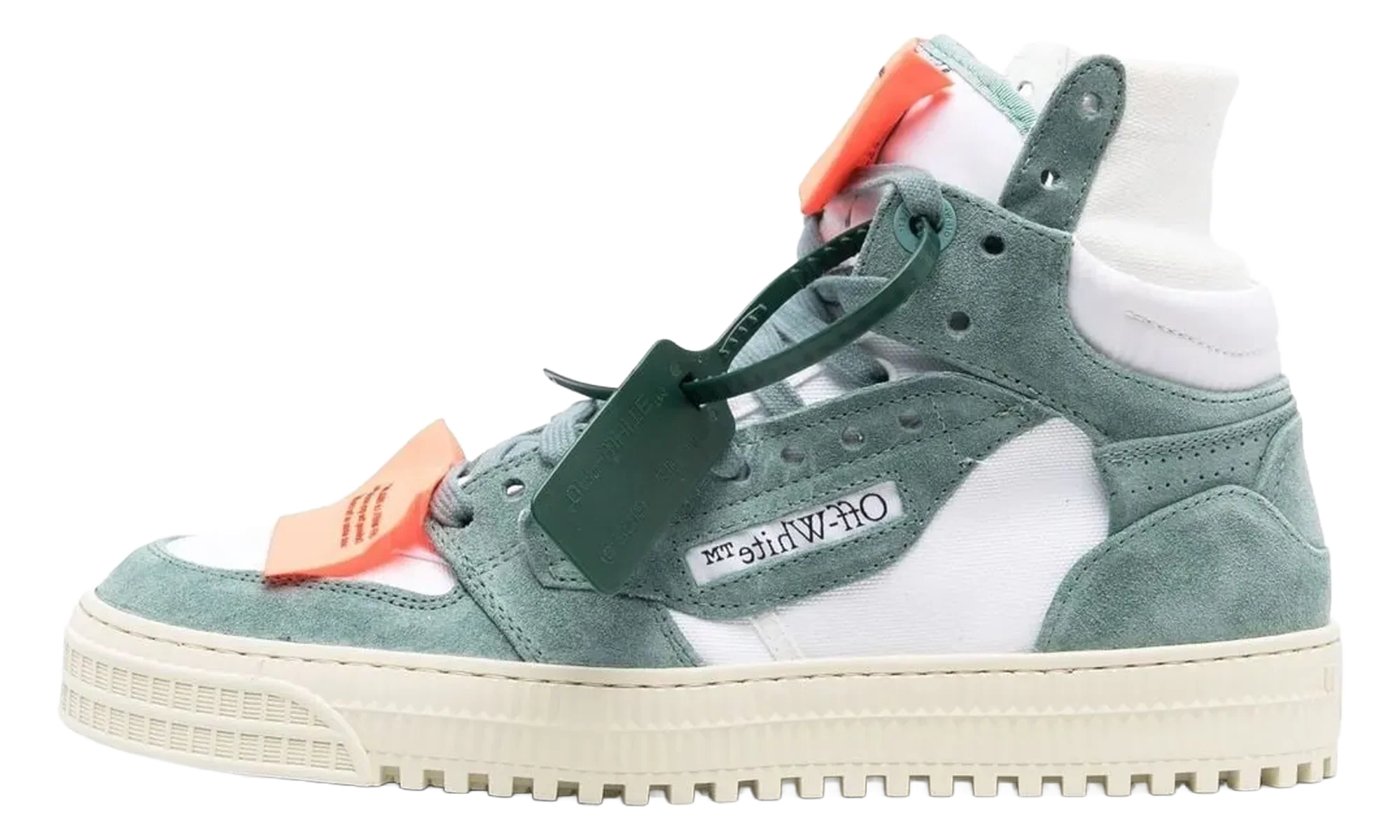 3.0 Off Court Suede Canvas "White Celadon" OMIA065S23LEA0030149