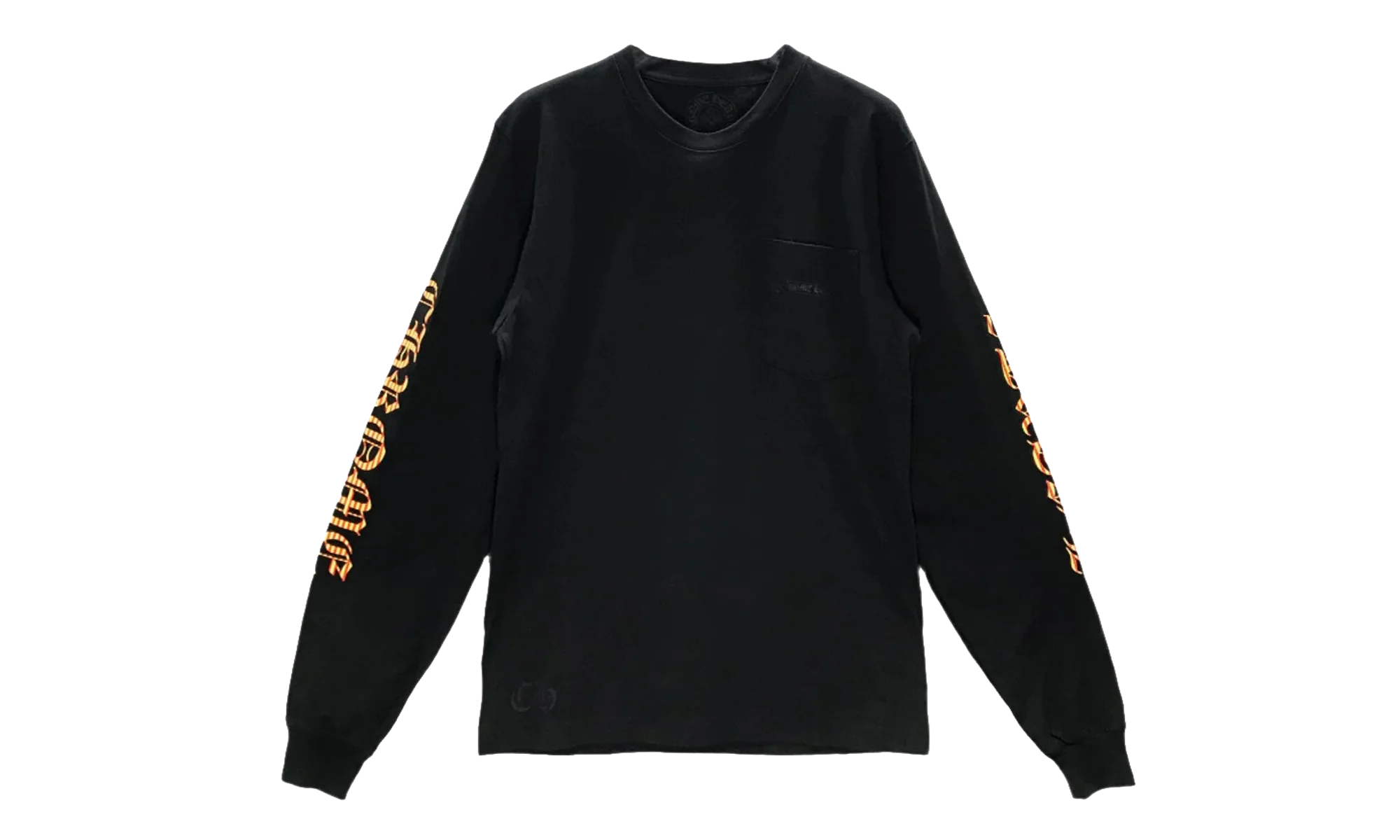 Yellow Dagger Script Logo Long Sleeve "Black" CHRM0829