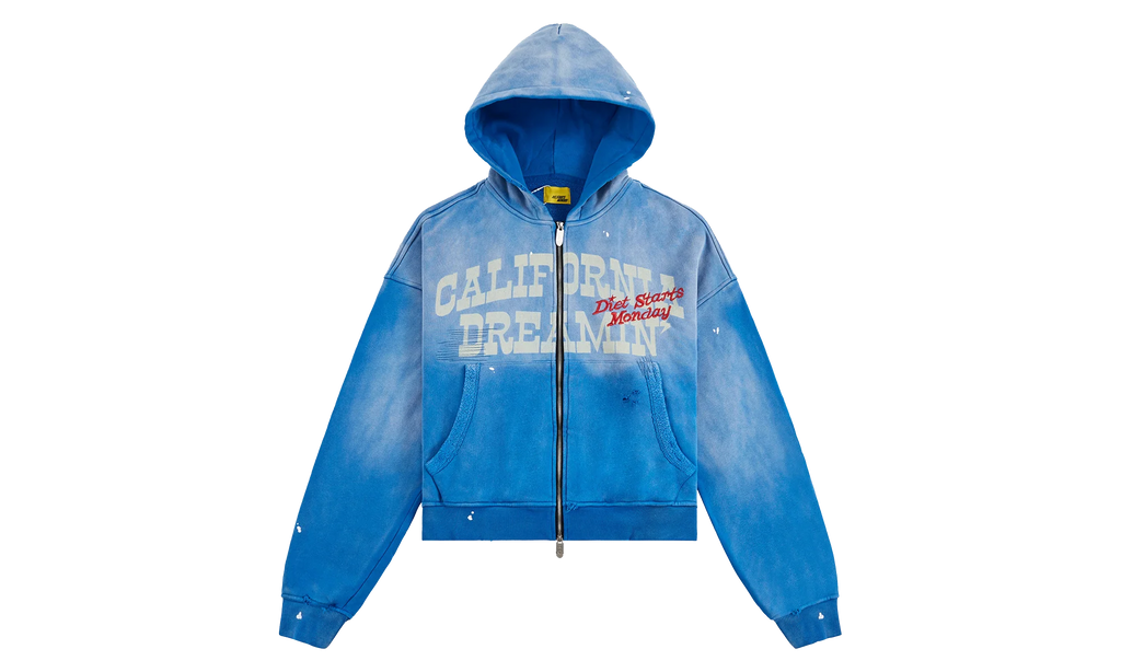California Dreaming Full Zip Hoodie "Blue" DSM S26 016