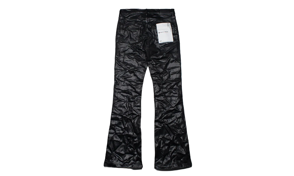 Coated Flare Jeans "Black" P004 CFDB324