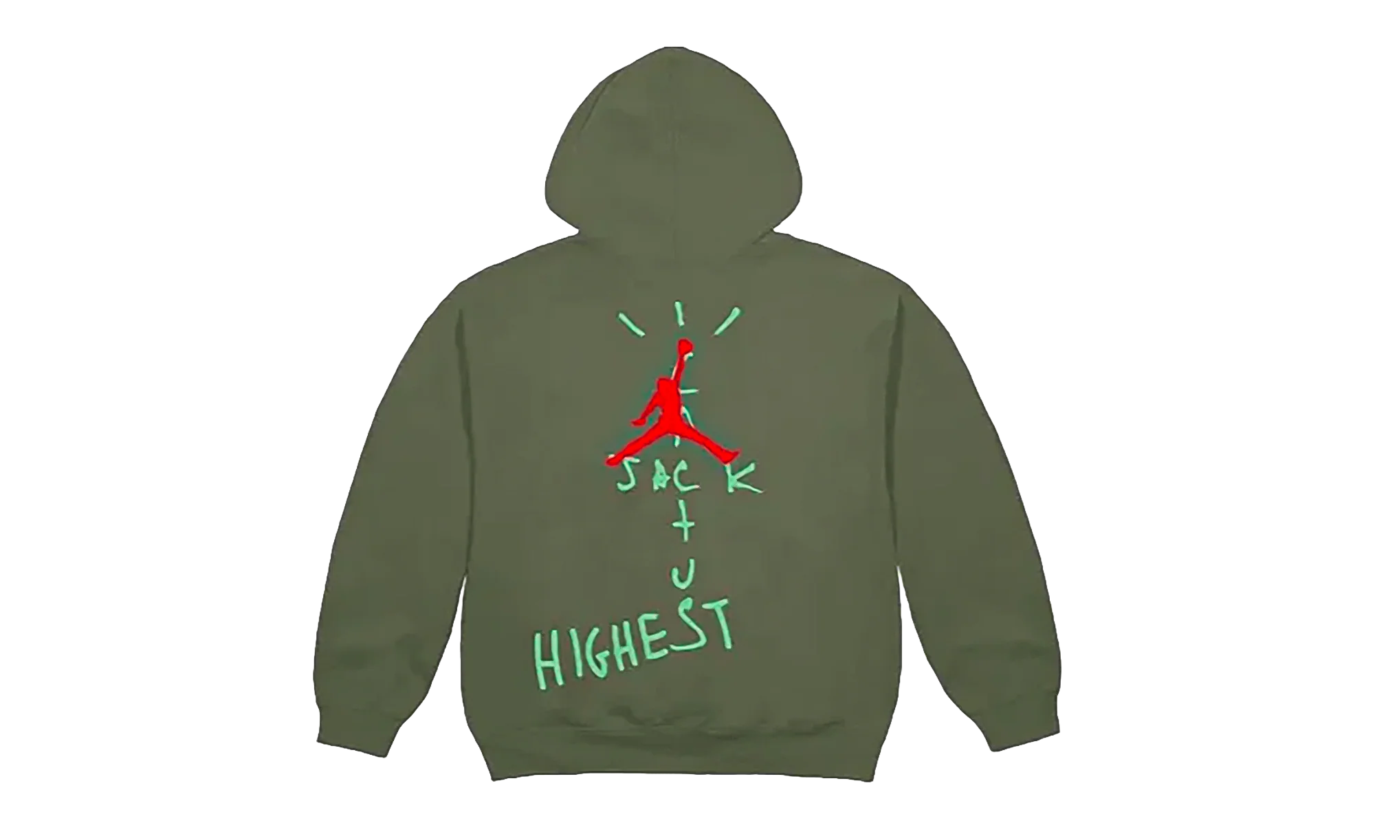 Cactus Jack x Jordan Highest Hooded Sweatshirt "Olive" CPFM50