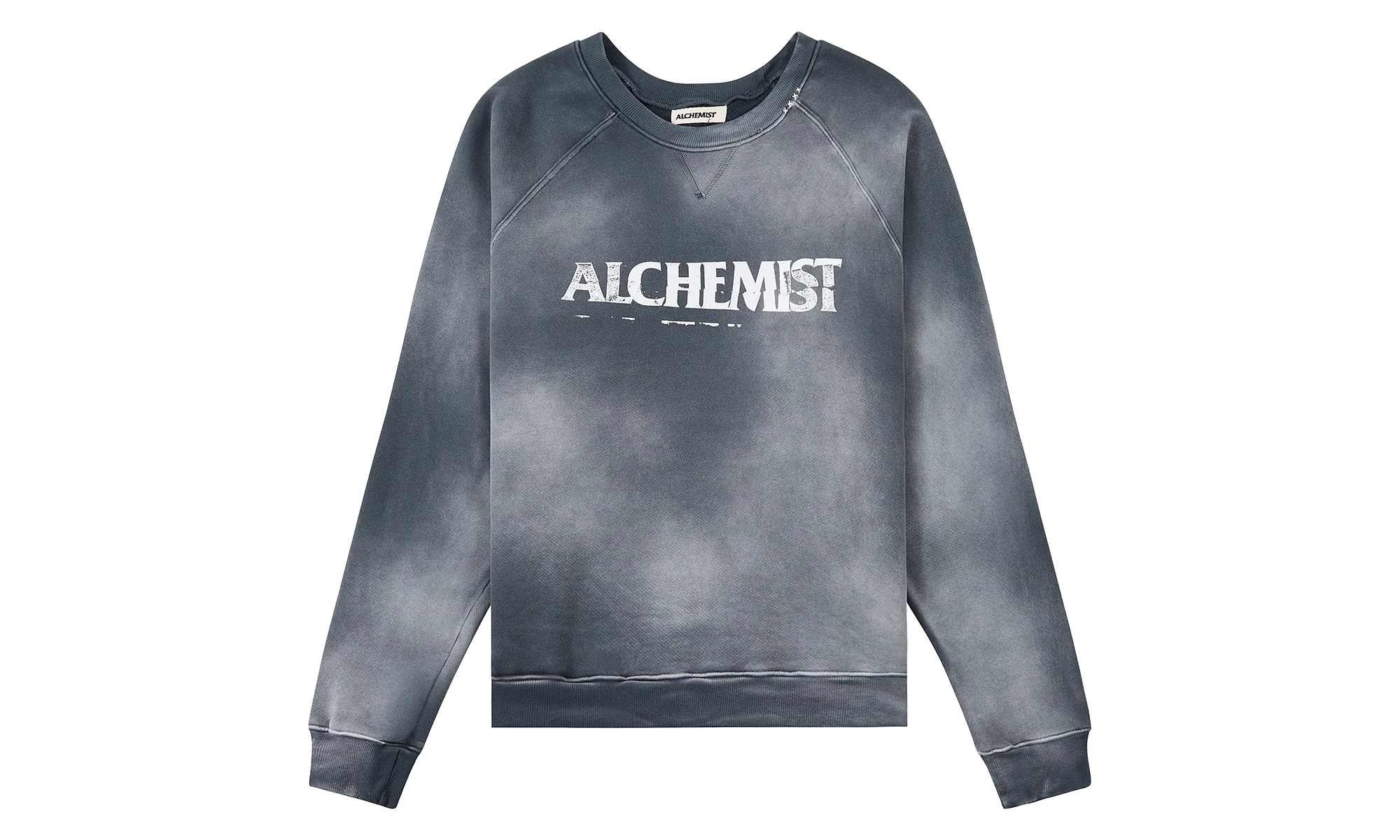 Ripped Alchemist Logo Sweatshirt "Grey" AMFW25MJSW20 A