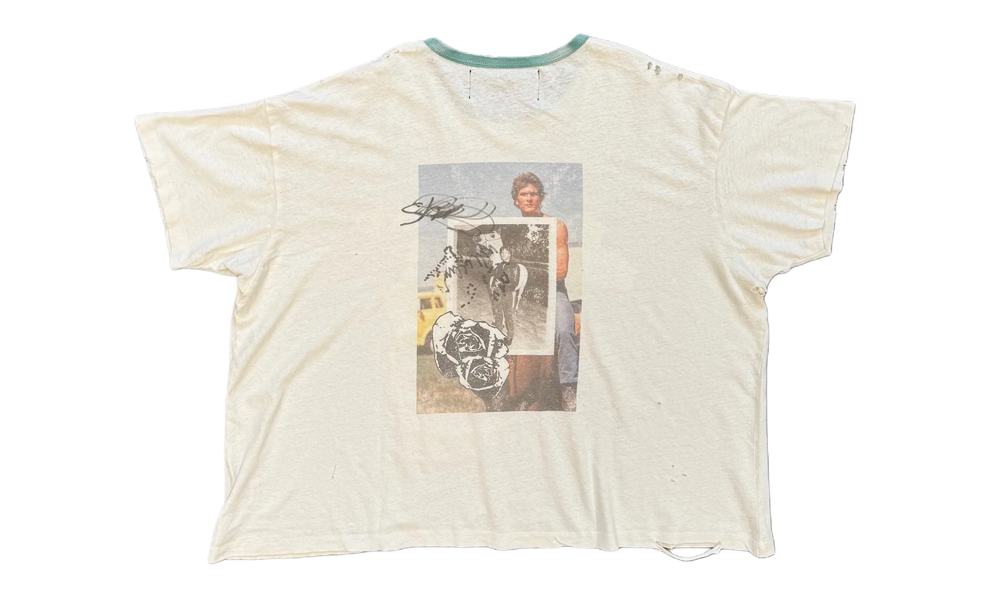 Back To Life Ringer Tee "White" 2U005Q1010VWT