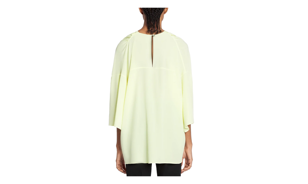 SILK ROUND NECK BLOUSE "CITRON" RW TO0004 4868 P23 87