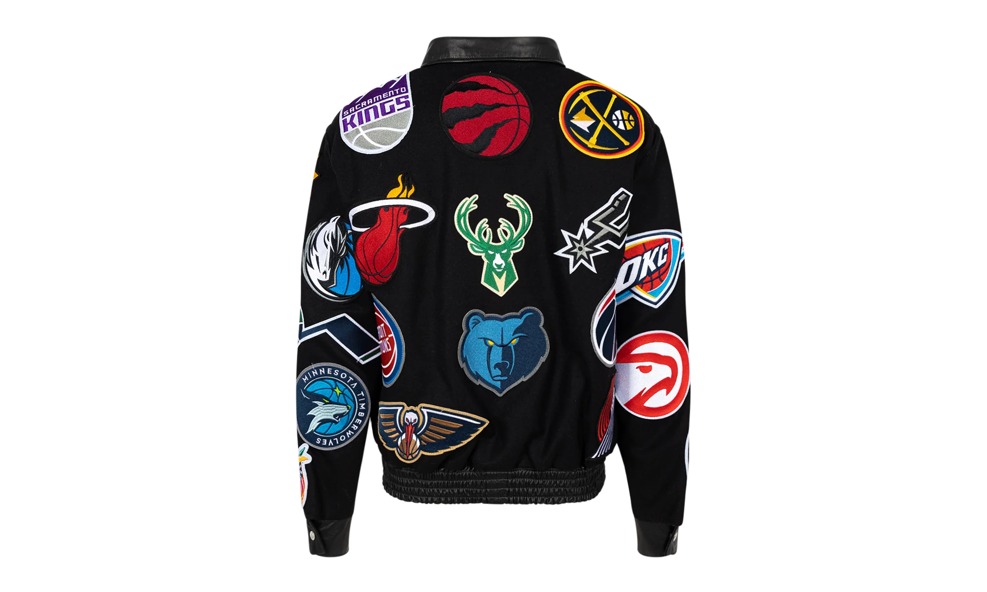 NBA Collage Wool Jacket "Black" NBA 101 BLK