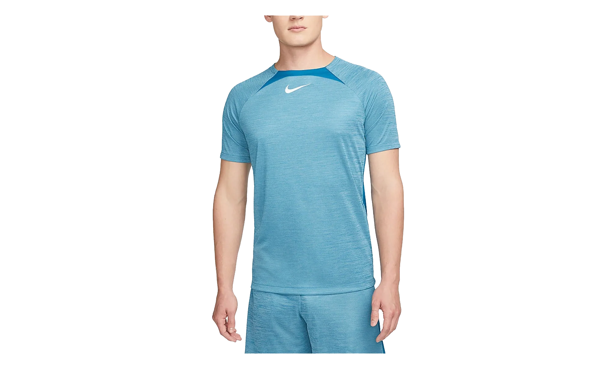 Dri-FIT Academy Short-Sleeve Football Top "Green Abyss / Pure / Green Abyss / White" DQ5053 301