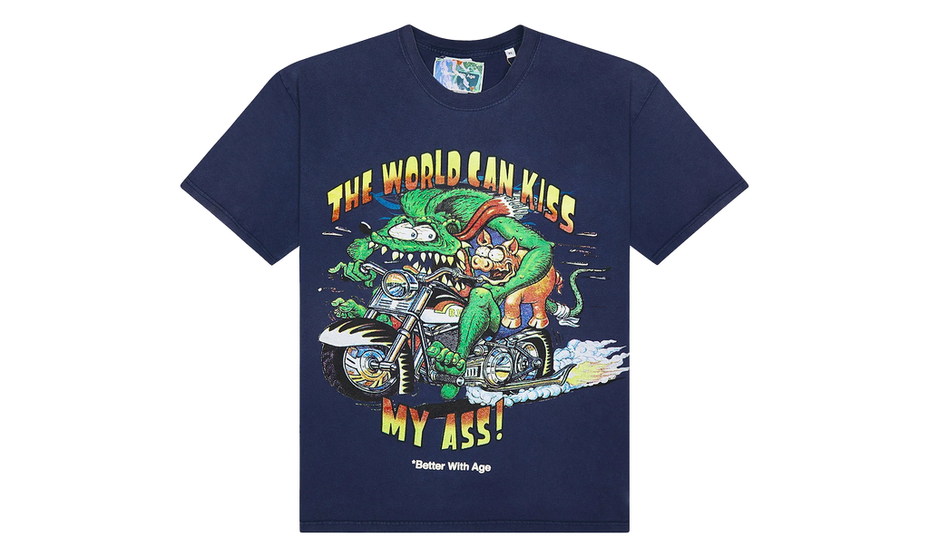 The Kiss Tee "Navy" BWA19