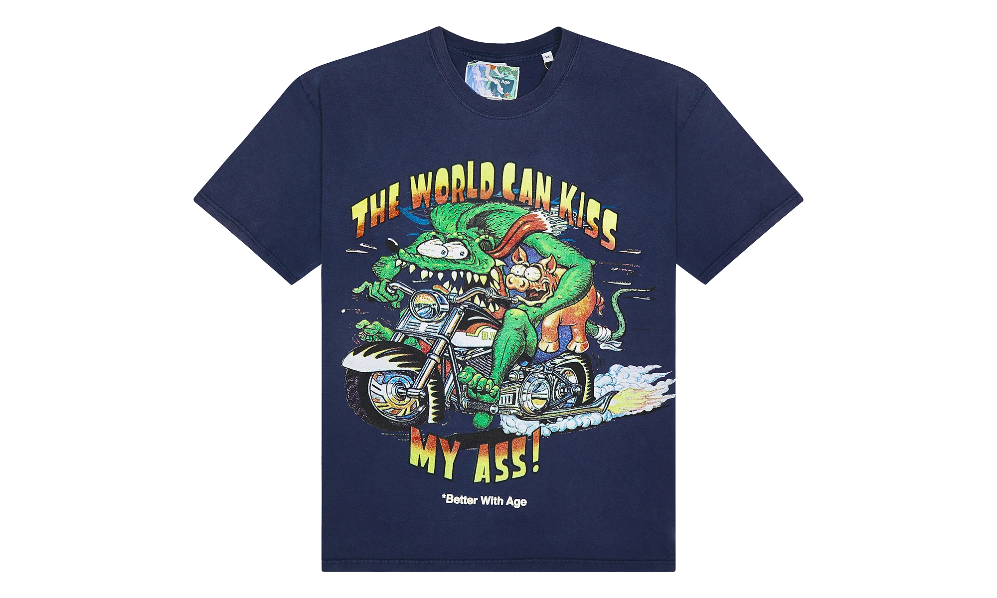 The Kiss Tee "Navy" BWA19
