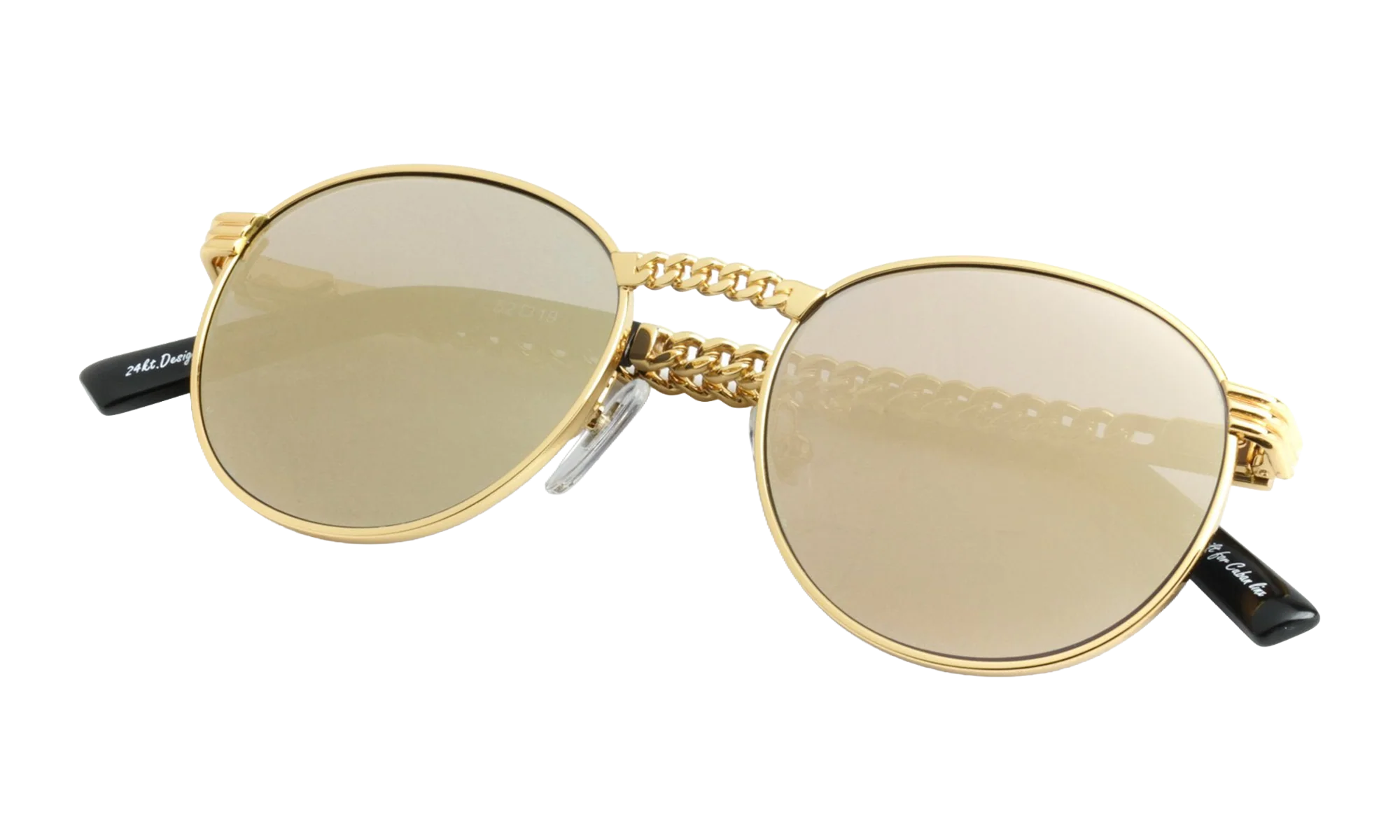 Miami Vice Cuban Link Edition 24KT "Yellow Gold / Revo Brown Solid Flash Gold" CLMV2 0004 16D1