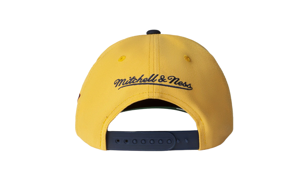 NBA Hardwood Classics Team Script 2.0 Pro Snapback Cap "Golden State Warriors - Yellow" HHSS5132 GSWYYPPPYELL
