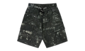 Army Stencil Cargo Shorts "Black" PF22MPB006_Black