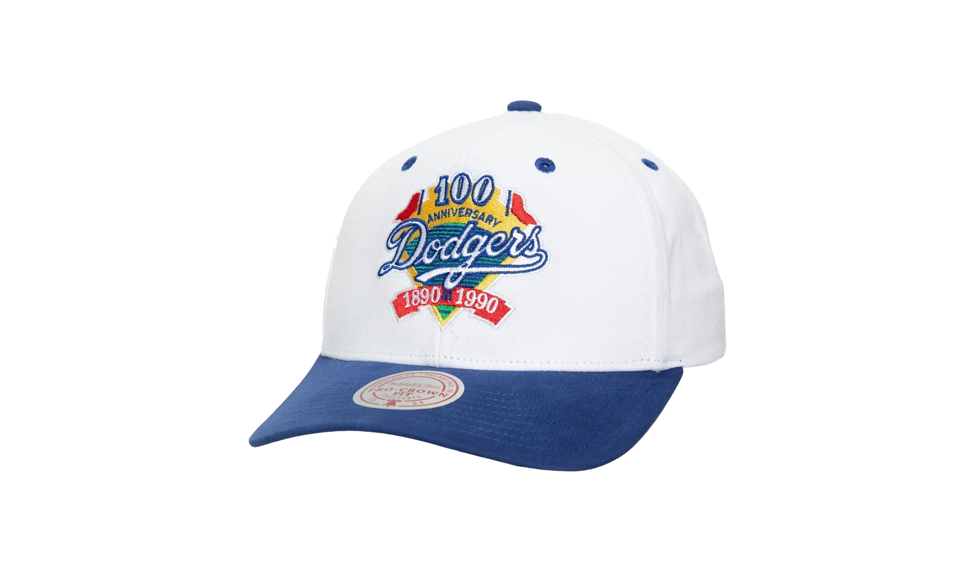 MLB Cooperstown Flipped Pro Snapback Cap "Los Angeles Dodgers - White" HP8181 LADWHIT