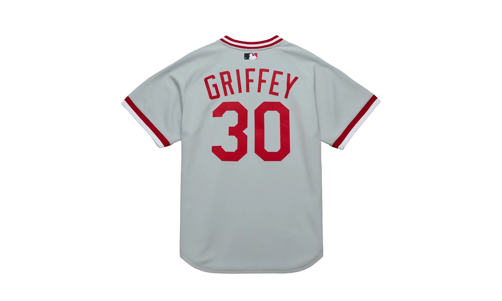 MLB Ken Griffey Jr. Alternate Jersey "2004 Cincinnati Reds - Grey" AJY17187 CRE04KGJGREY