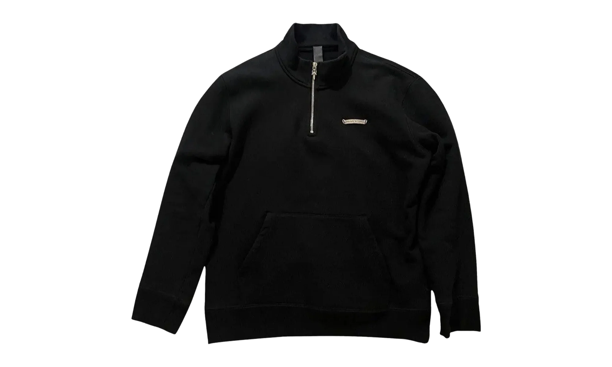 Embroidered Quarter Zip Sweatshirt "Black" CHRM0707