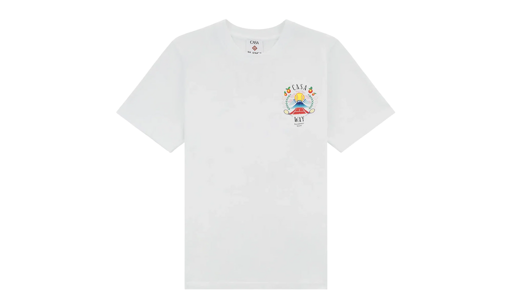 Casa Way Mountain Short Sleeve T-Shirt "White" MPF25 JTS 001 08 WHIT