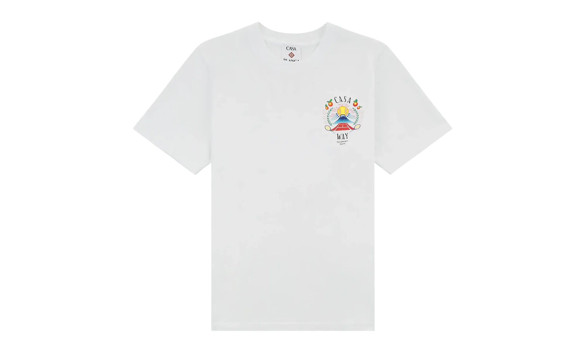 Casa Way Mountain Short Sleeve T-Shirt "White" MPF25 JTS 001 08 WHIT