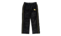 Outline Logo Velour Track Pants "Black / Yellow" SP5der323