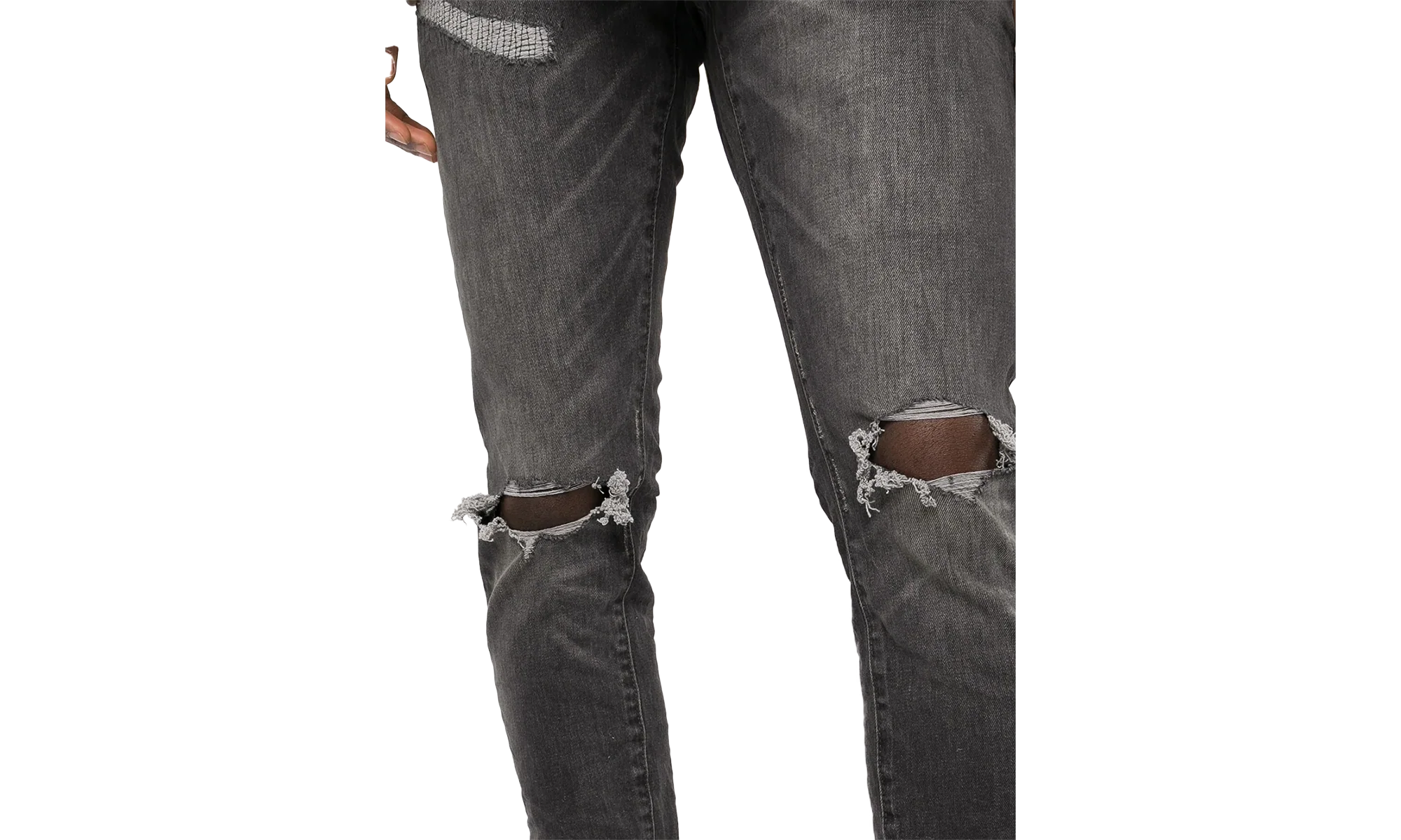 Frayed Blowouts Jeans P001 GRFB222