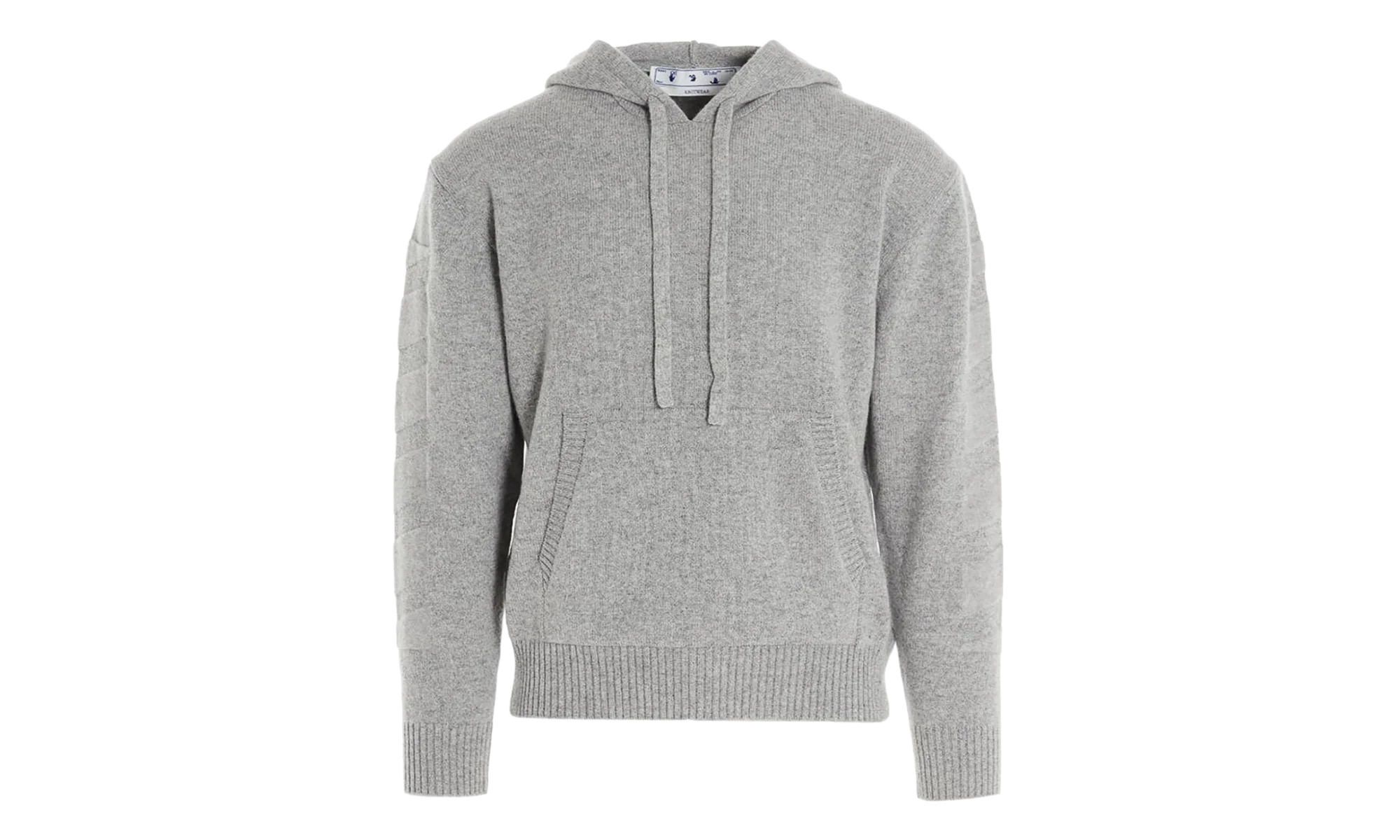 Arrow Cashmere Hoodie "Grey" OMHA097F20KNI0010900