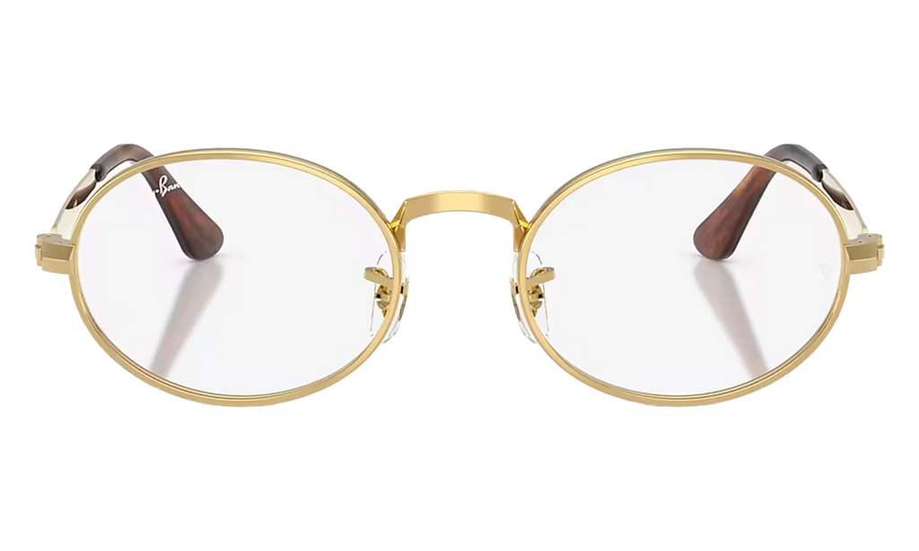 A$AP Rocky Rimless Round Sunglasses "Polished Arista Gold Demo Lens" RB3931V 2500