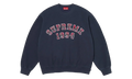 Plaid Arc Crewneck "SS26 - Navy" SU27409