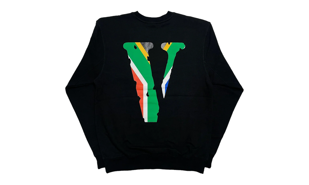 South Africa Crewneck Sweatshirt "Black" VL0025