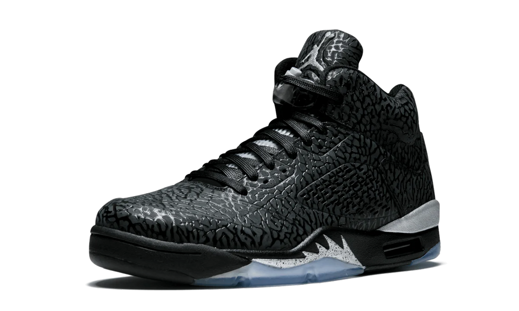 Air Jordan 5 Retro 3Lab5 "Black Silver" 599581 003