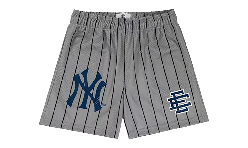 EE Basic Shorts (FW23) "New York Yankees - Grey / Navy" EE232