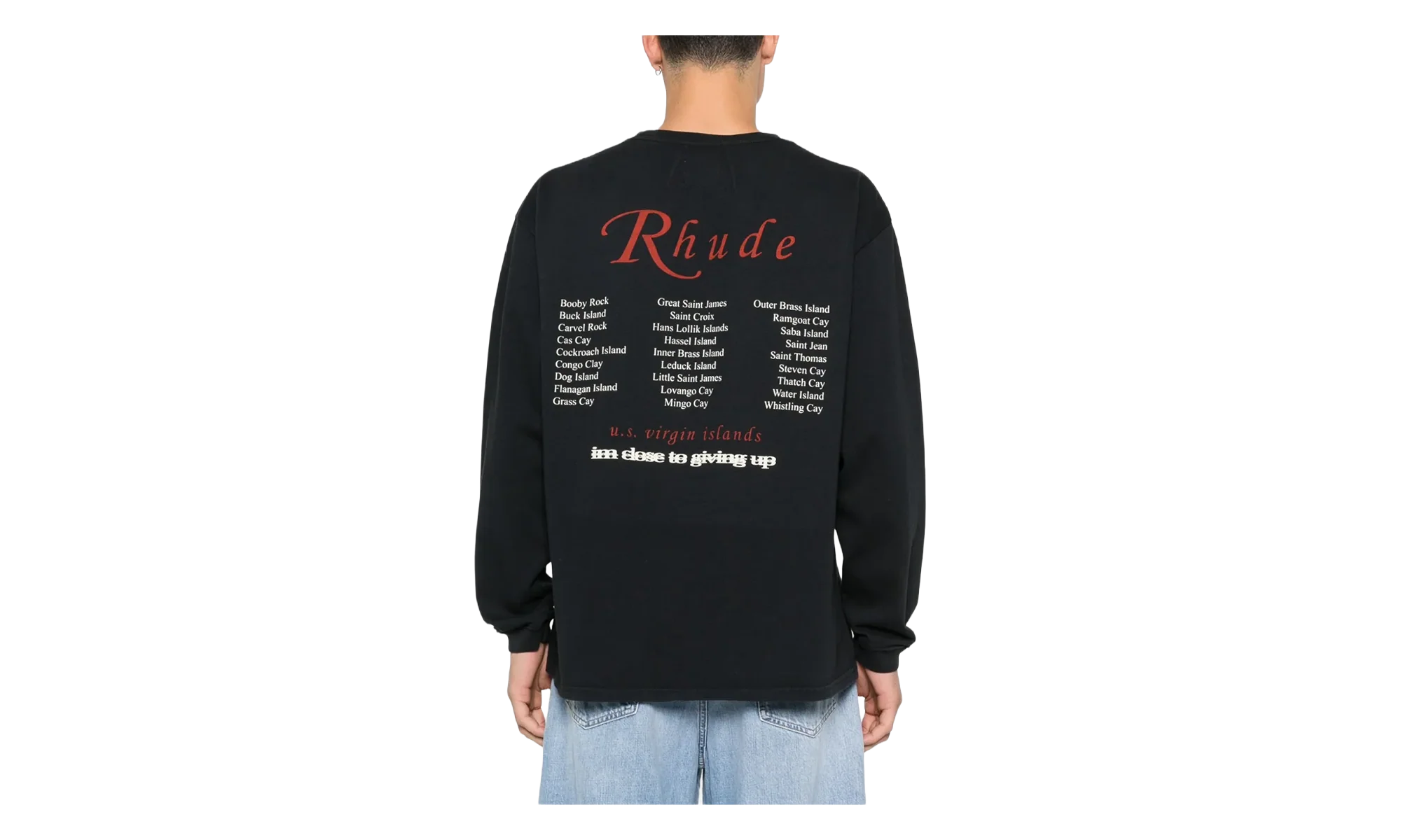 USVI Regatta Tour Long-Sleeve T-Shirt "Vintage Black / White / Red" RHPS26TT140126009