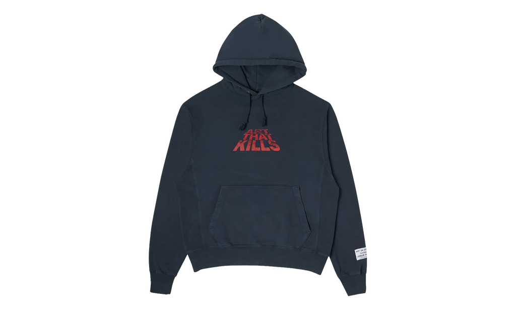 ATK Stacked Logo Hoodie "Navy" GD086