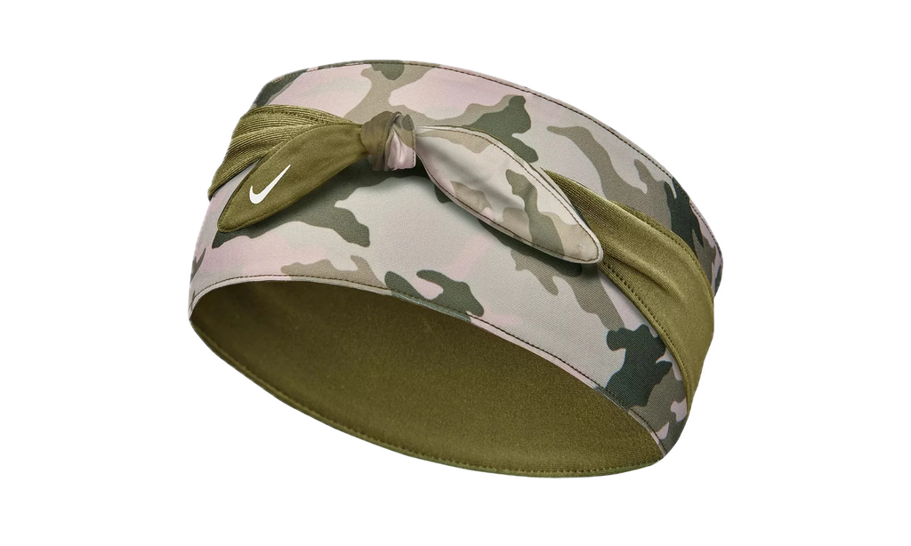 BANDANA HEAD TIE REVERSIBLE "Printed Stone / Olive Flak / White" N.000.2750.978