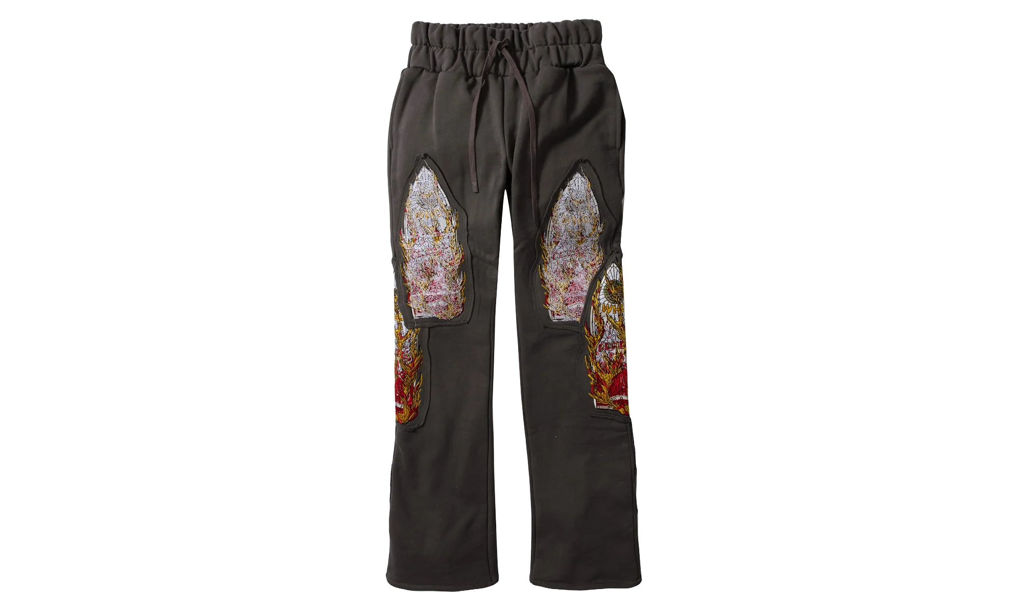 Triple Flame Glass Sweatpants "Grey" IB65CBPX