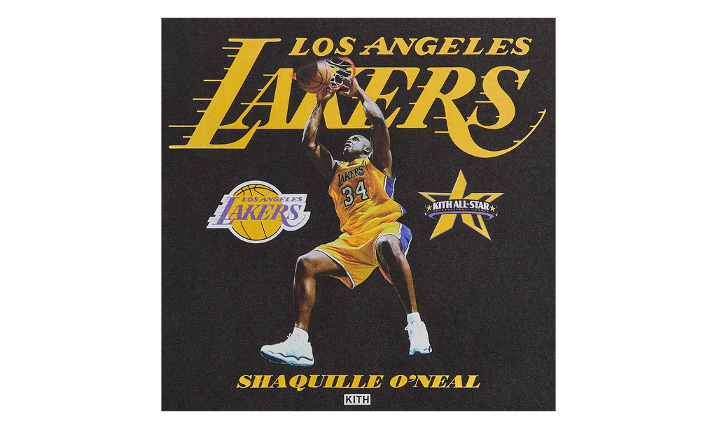 NBA All-Star Los Angeles Lakers Shaquille O'Neal "Black" KHM034948 001