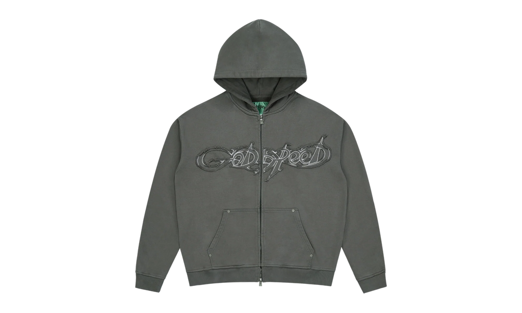 Raw Import Zip Up Hoodie "Grey" 10079159