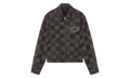 Checkered Work Jacket "Brown" AMOUJA1103 210
