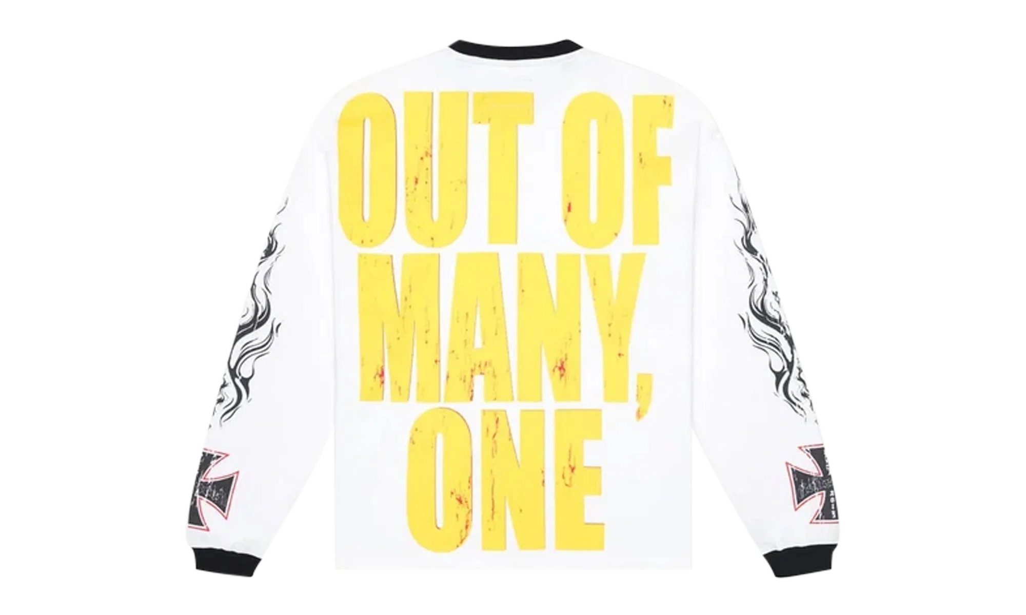 Long Lonely Road Long Sleeve T-shirt "White/Black" 5VWIGC1U