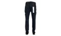 Rinse Knee Slit Denim "Black" P002 NDBR825