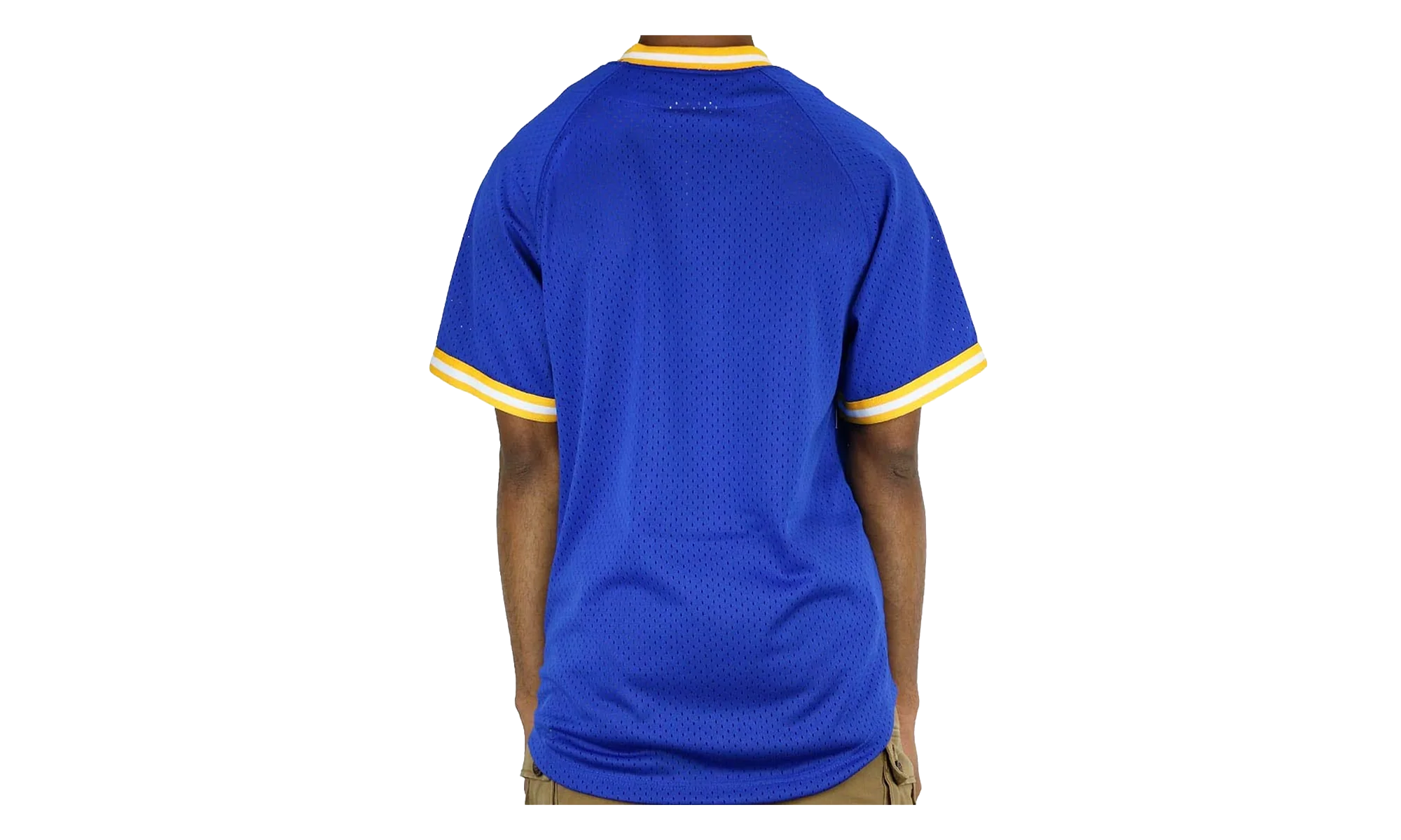 NBA Golden State Warriors Seasoned Pro Mesh Button Up "Golden State Warriors - Blue" 418TA3103AGSWIH