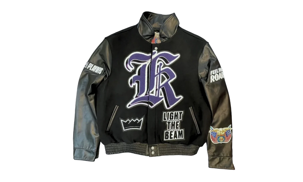 Wool & Leather Varsity Jacket "Sacramento Kings" NBA 102 KINGS