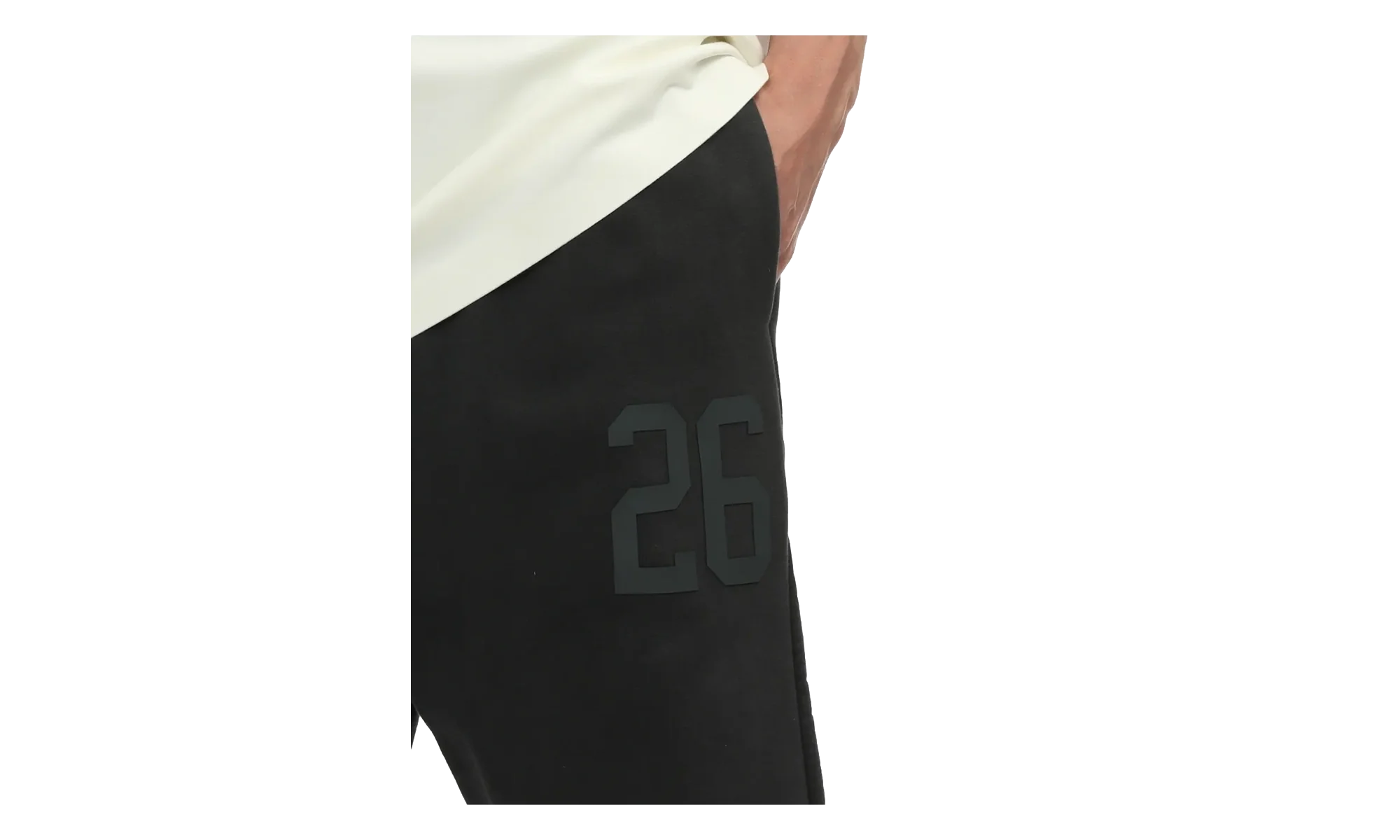 Heavy Fleece Tearaway Sweatpant "Vintage Black" 130HO258451F
