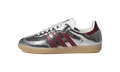 Adidas Samba OG WMNS "Silver Metallic - Shadow Red" KI9386