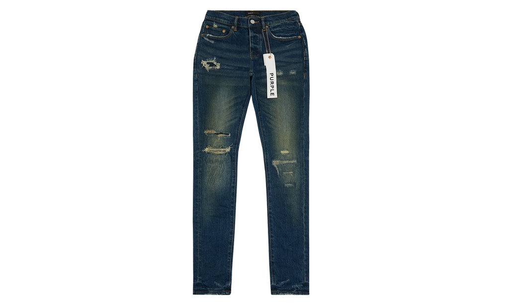 Light Destroy Indigo Denim "Blue" P001 LDDI324