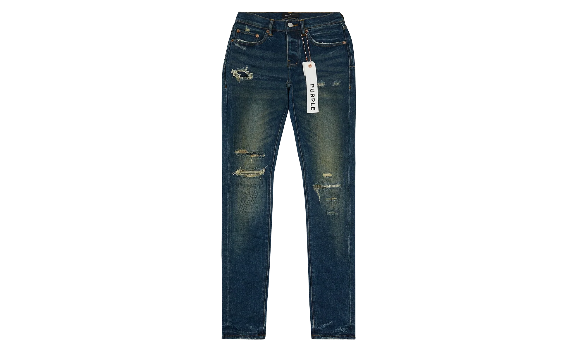 Light Destroy Indigo Denim "Blue" P001 LDDI324